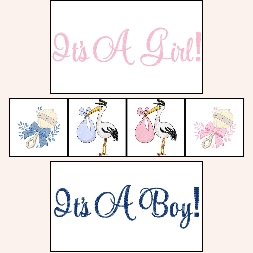 Personalized Embroidered Baby Shower Sash — Custom Name & Monogram