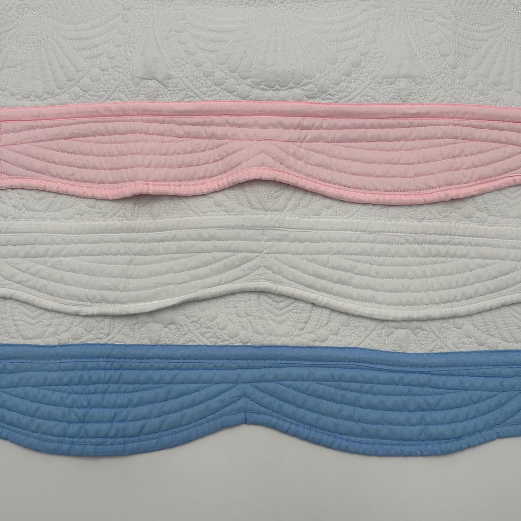 Custom Monogrammed Baby Quilt - Luxurious Heirloom Blanket for Infants