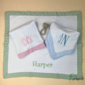 Personalized Baby Blanket with Elegant Monogram or Custom Name