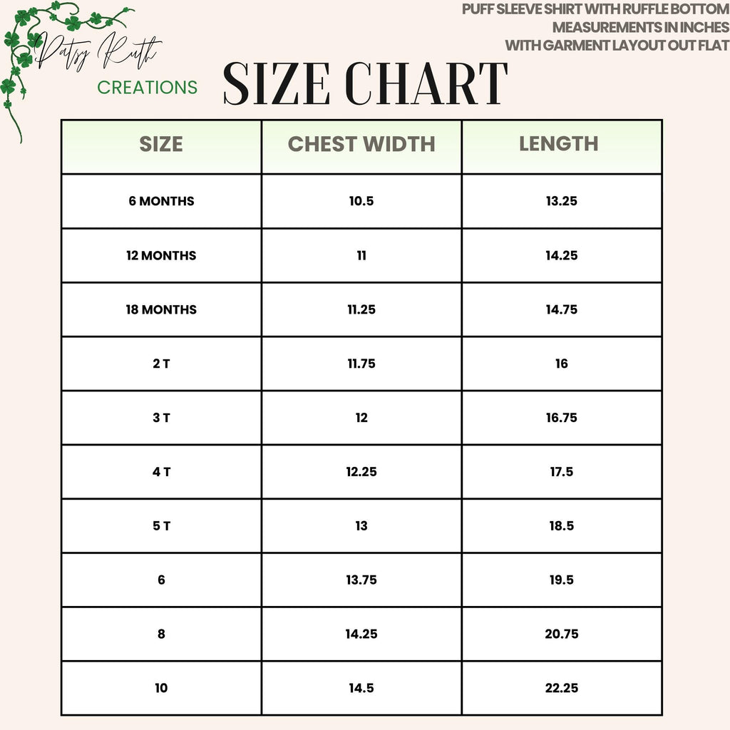 Girls' Monogrammed Puff Sleeve Cotton Shirt: Personalized Ruffle Detail Top