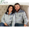 Customized Pullover with Gingham Accents