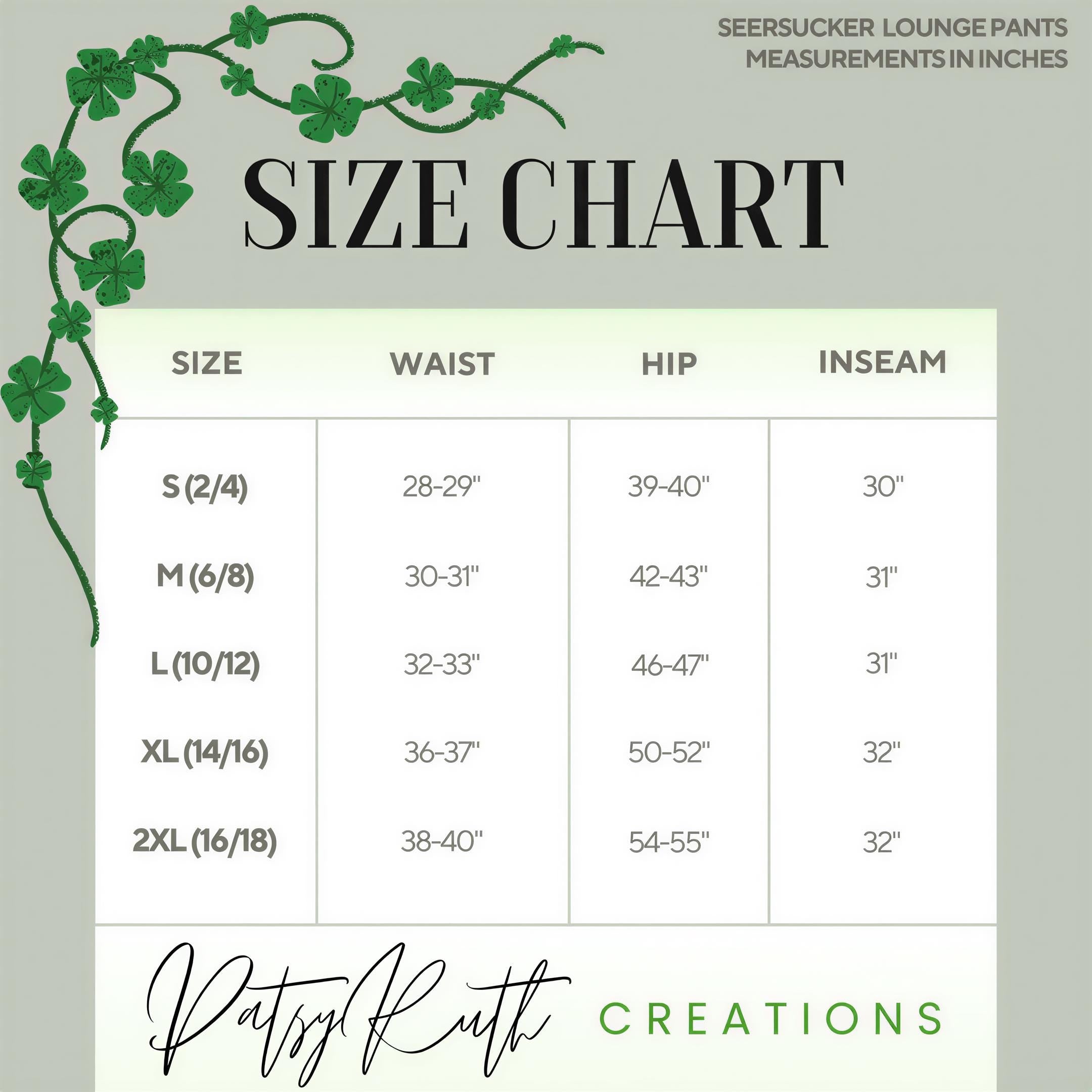 Monogrammed Seersucker Women's Lounge Pants