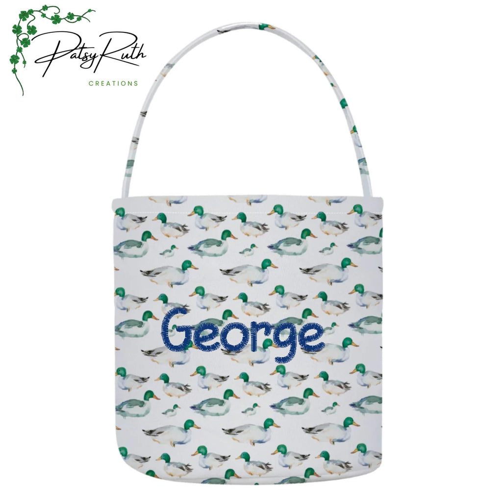 Personalized Cotton Bucket Bag for Kids