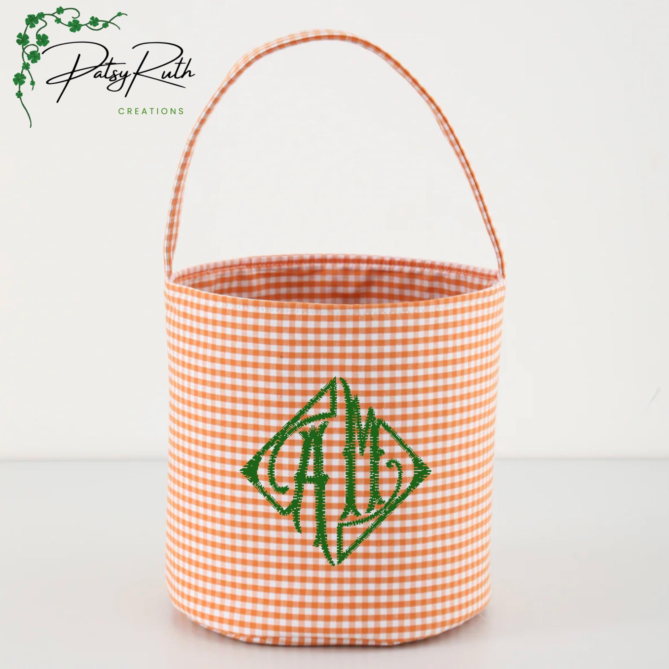 Personalized Cotton Bucket Bag for Kids