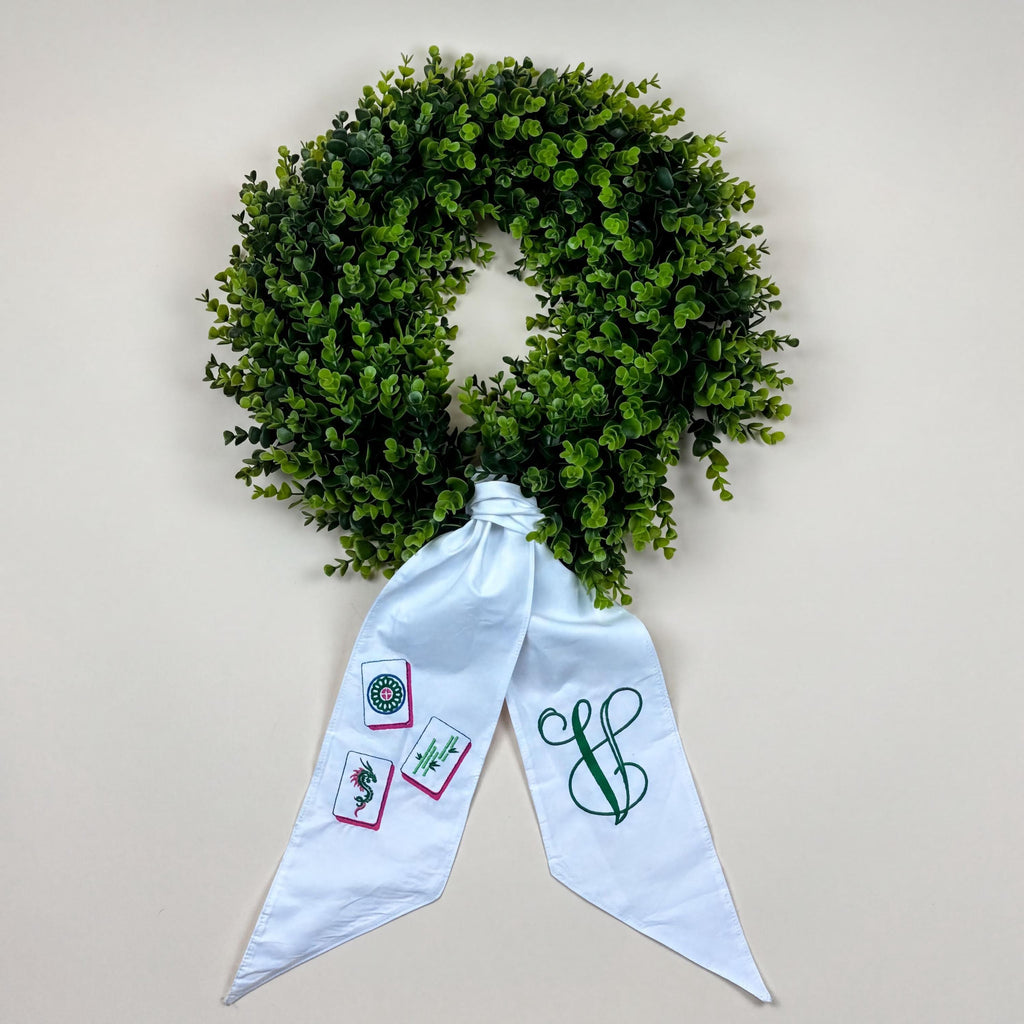 Personalized Wreath Sash for Front Door