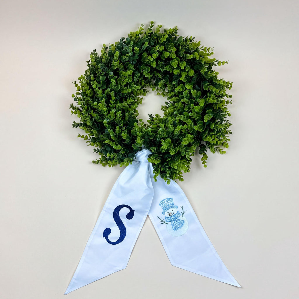 Personalized Wreath Sash for Front Door
