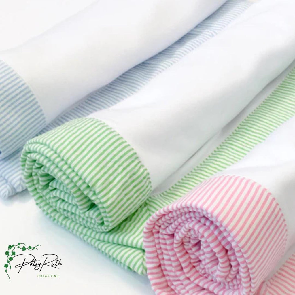 Personalized Baby Blanket with Elegant Monogram or Custom Name