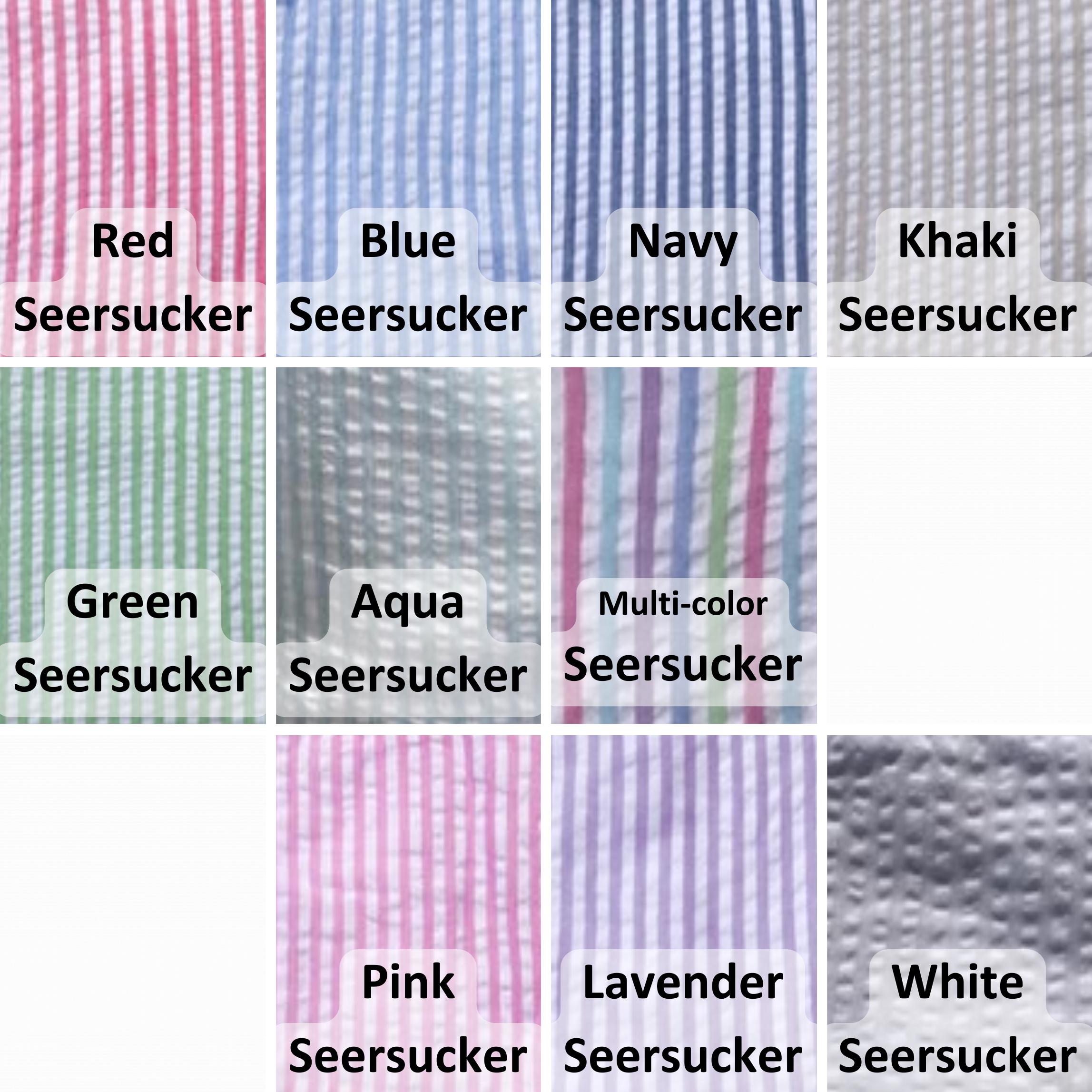 Baby Girls Seersucker Sundress - Custom Name