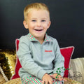 Custom Baby Pullover with Gingham Collar