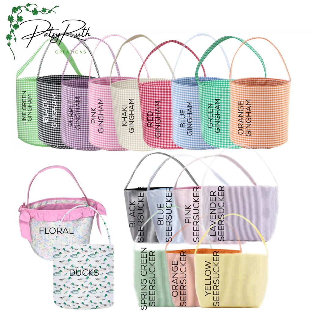 Personalized Cotton Bucket Bag for Kids