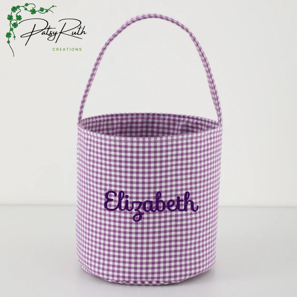Personalized Cotton Bucket Bag for Kids
