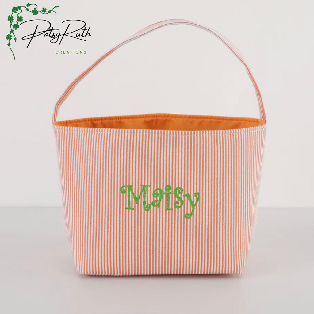 Personalized Cotton Bucket Bag for Kids