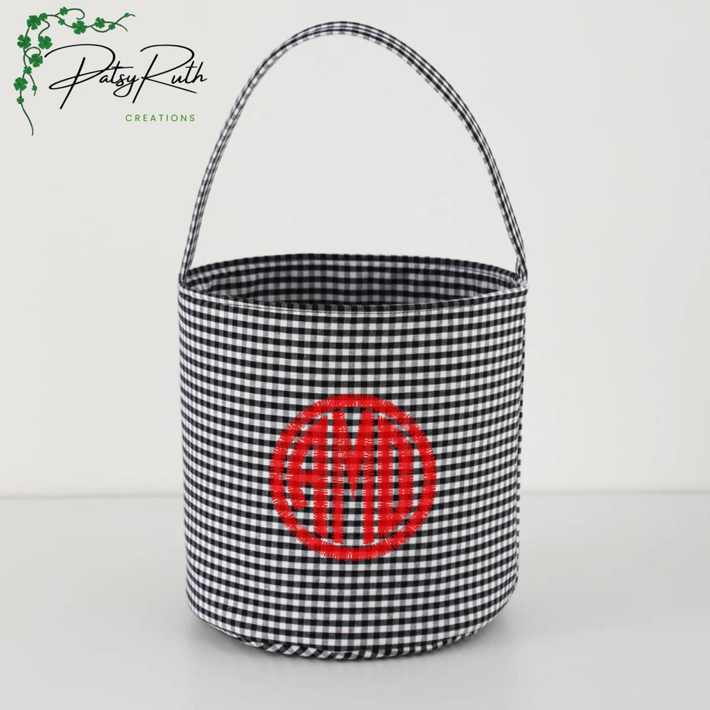 Personalized Cotton Bucket Bag for Kids
