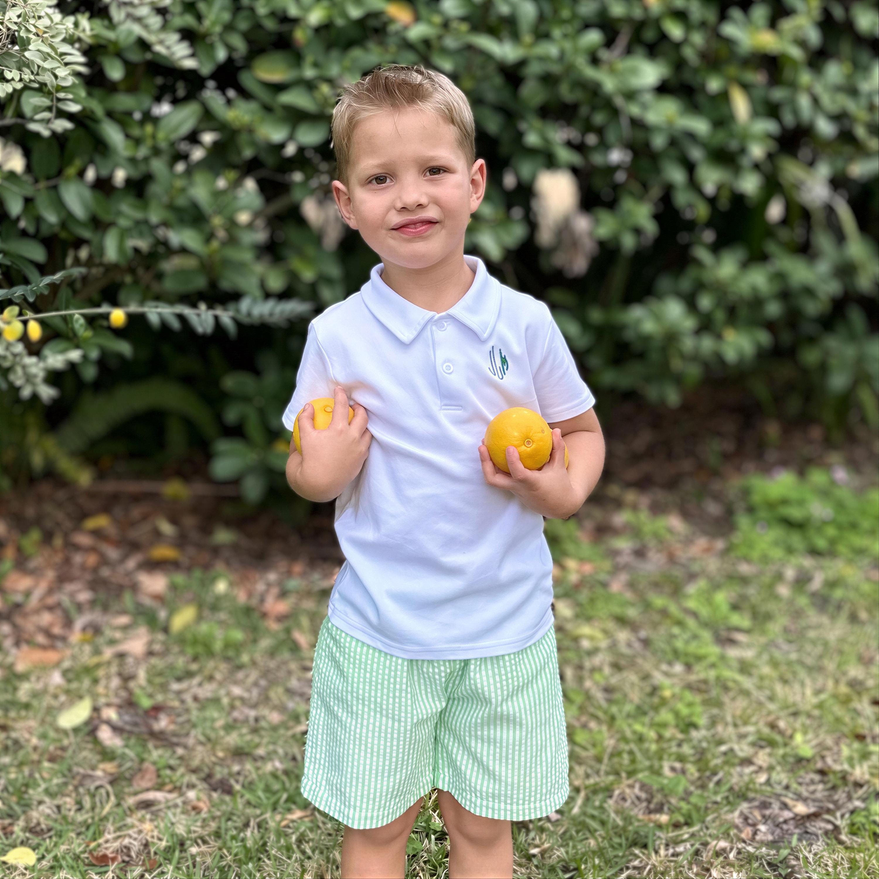 Custom Monogram Baby Polo Shirt