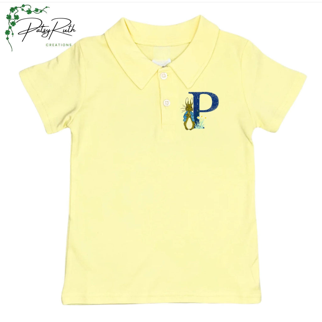 Custom Monogram Polo Shirt For Boys - Classic Personalized Top