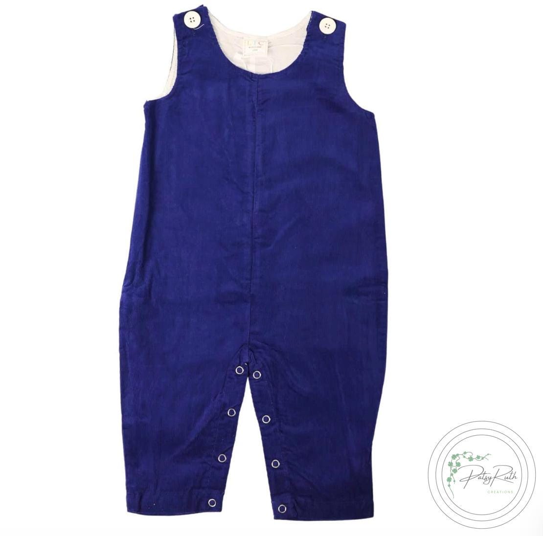 Soft Cotton Longalls Personalized Little Boy Longalls: Holiday Style, Gingham & Corduroy