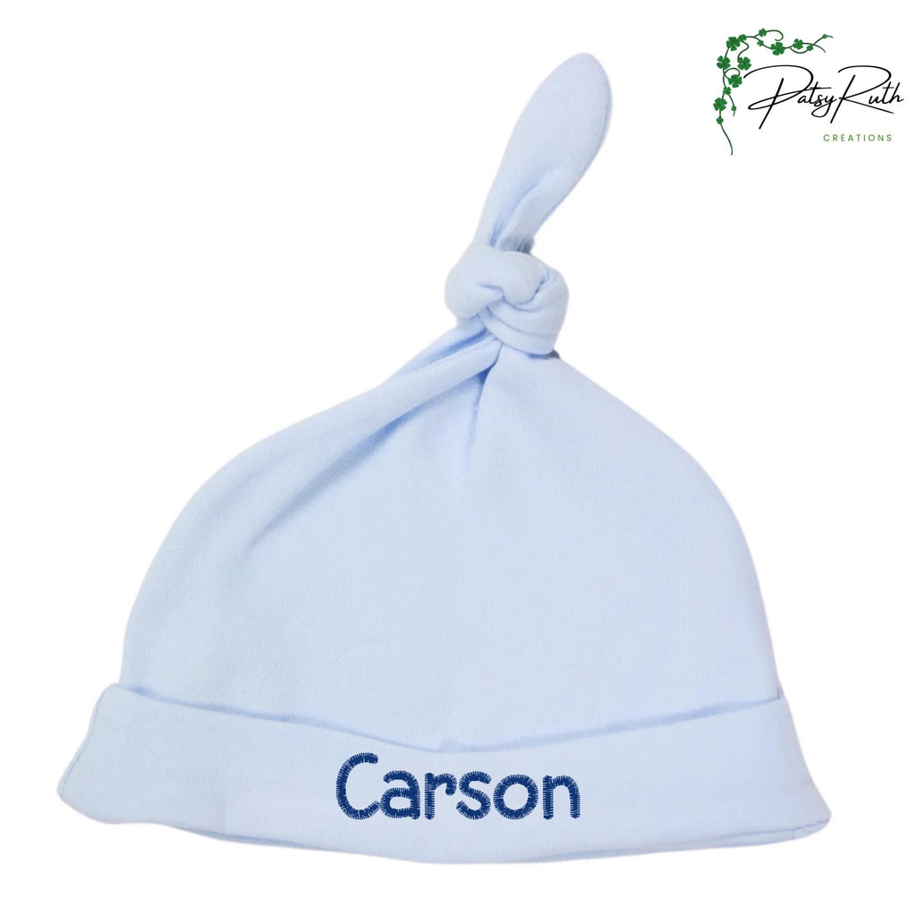 Monogrammed Infant Cotton Hat