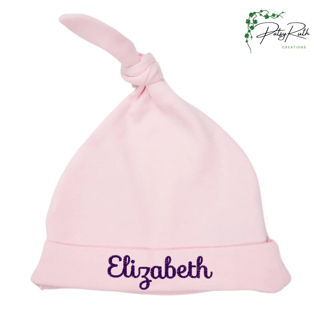 Monogrammed Infant Cotton Hat