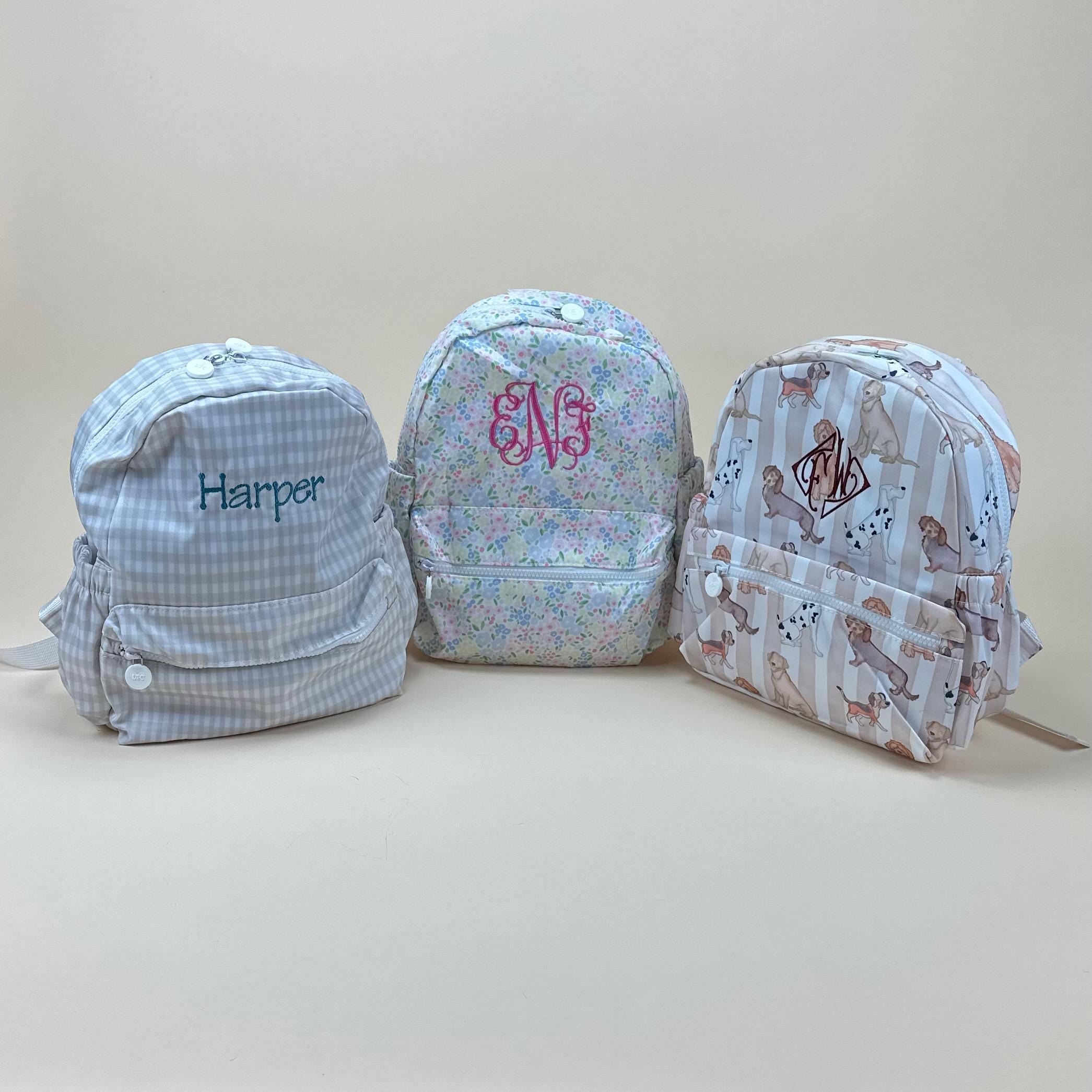 Personalized Nylon Backpack | Fun Prints, Interior Pocket, Side Pockets