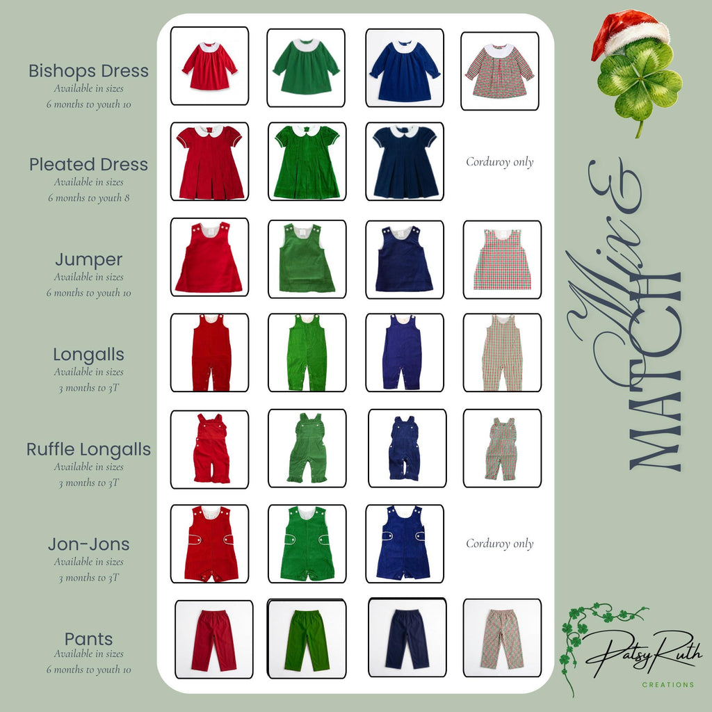 Boys Holiday Cotton Pants: Corduroy & Gingham Pattern, Fully Lined, Pockets | Soft Fabric, Comfortable Fit