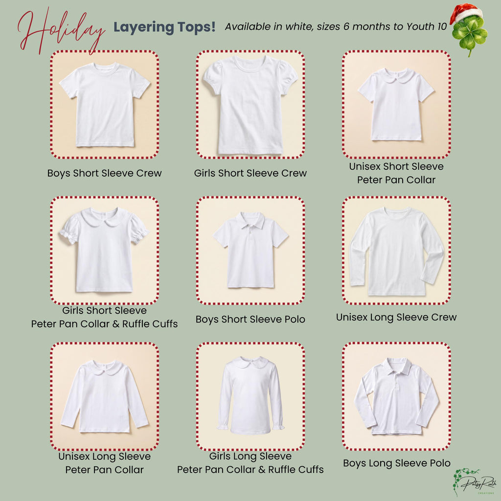 Soft Cotton Longalls Personalized Little Girl Ruffle Longalls: Holiday Style, Gingham & Corduroy