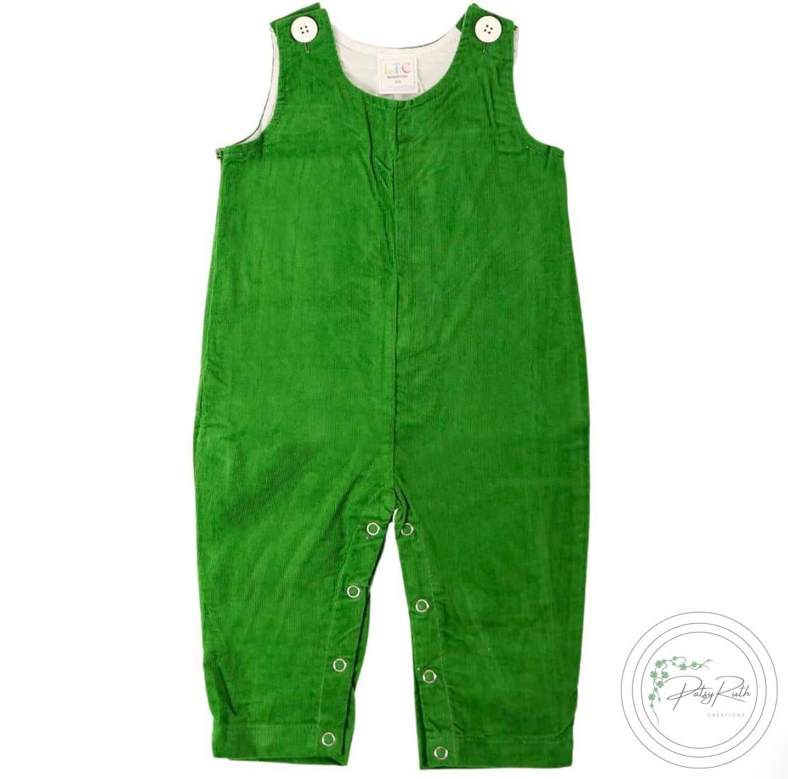 Soft Cotton Longalls Personalized Little Boy Longalls: Holiday Style, Gingham & Corduroy