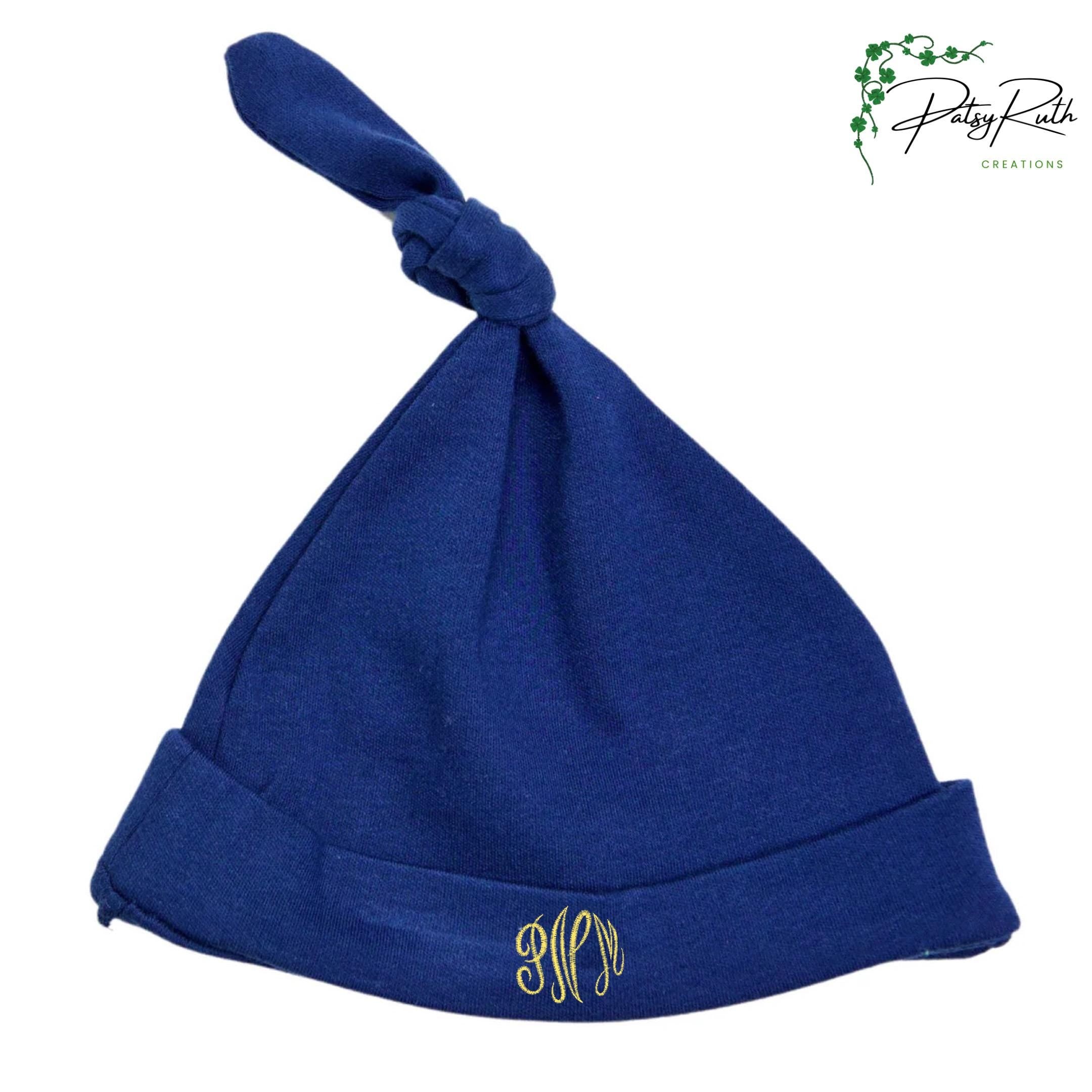 Monogrammed Infant Cotton Hat