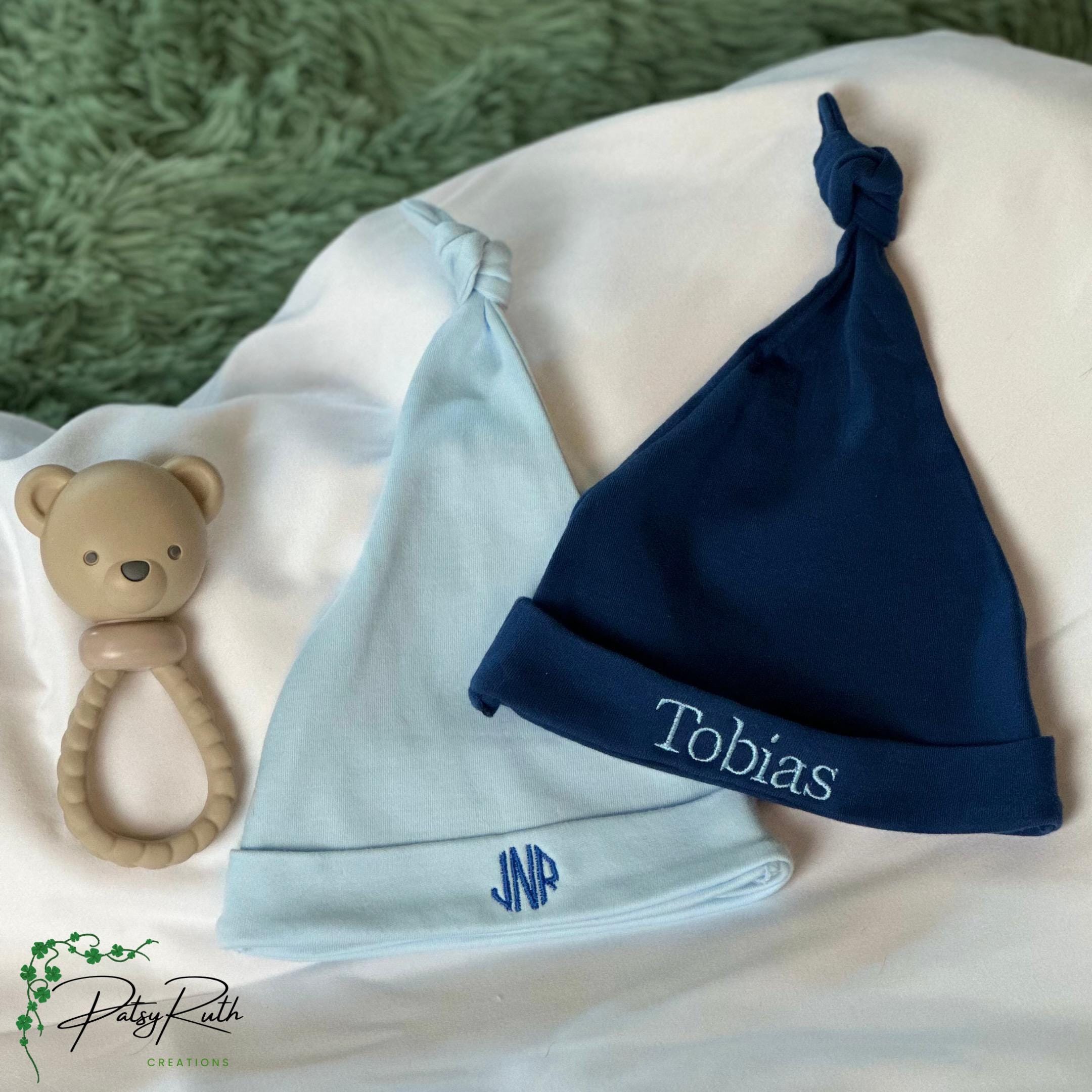 Monogrammed Infant Cotton Hat