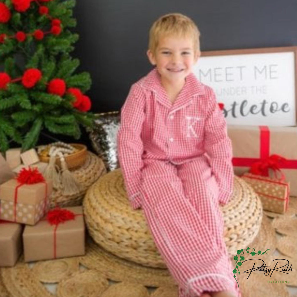 Personalized Kids' Christmas Pajamas - Adorable Monogrammed Sleep Sets
