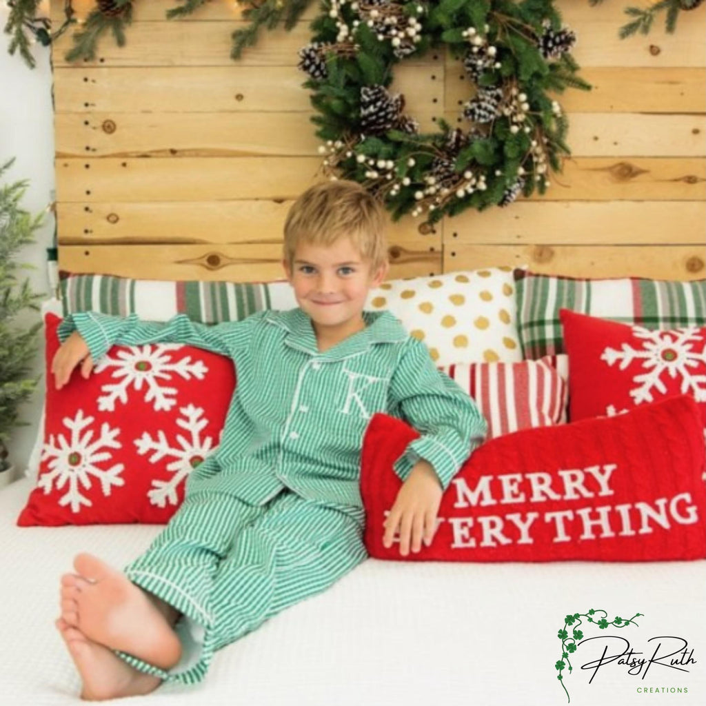 Personalized Kids' Christmas Pajamas - Adorable Monogrammed Sleep Sets