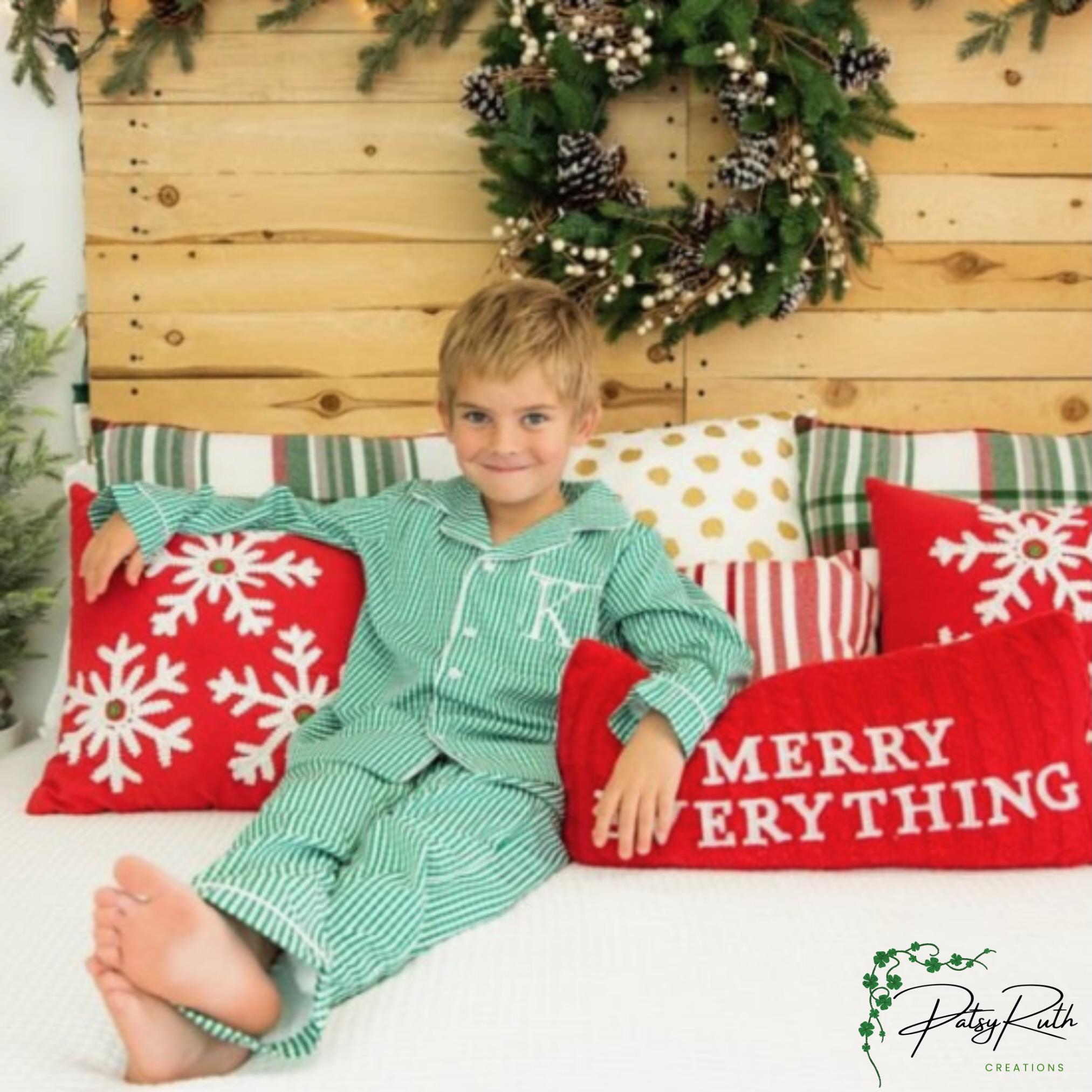 Personalized Kids' Christmas Pajamas - Adorable Monogrammed Sleep Sets