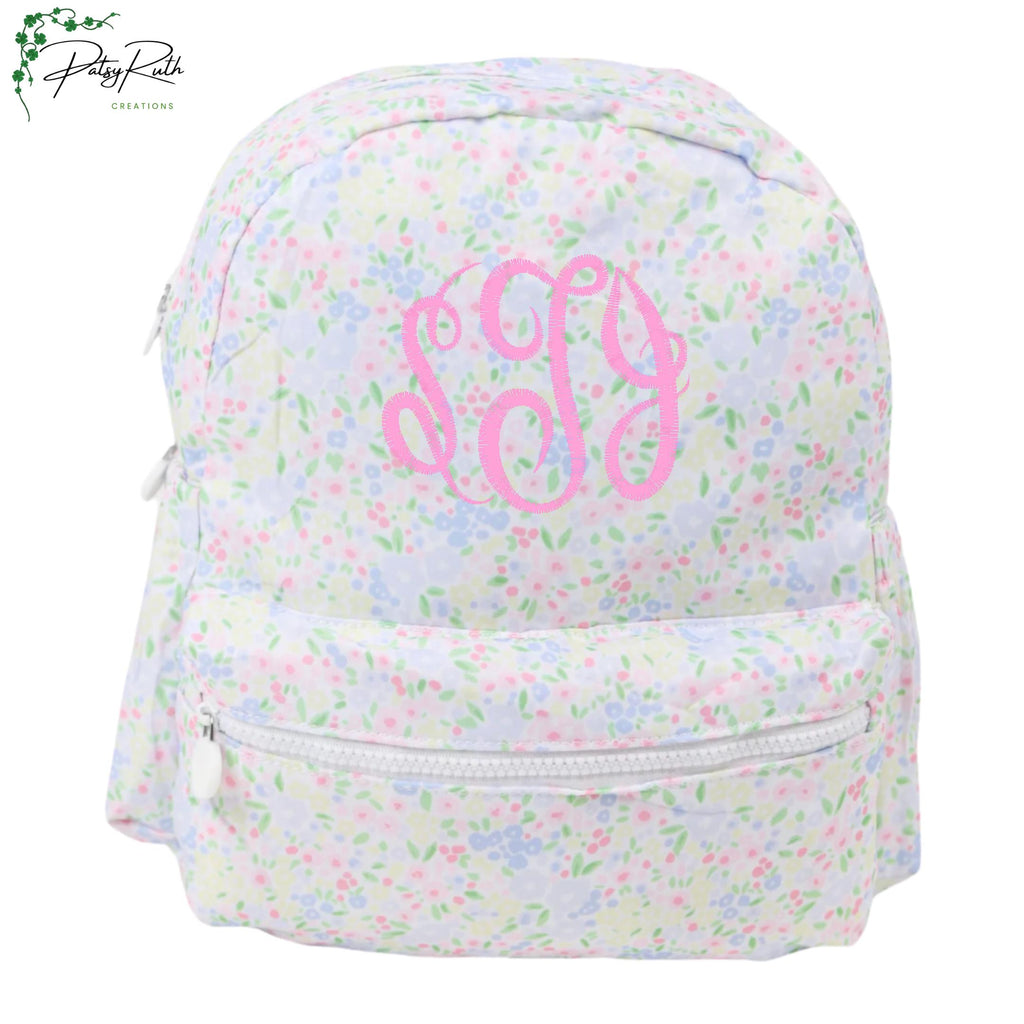 Personalized Toddler-Size Nylon Backpack | Fun Prints, Interior Pocket, Side Pockets