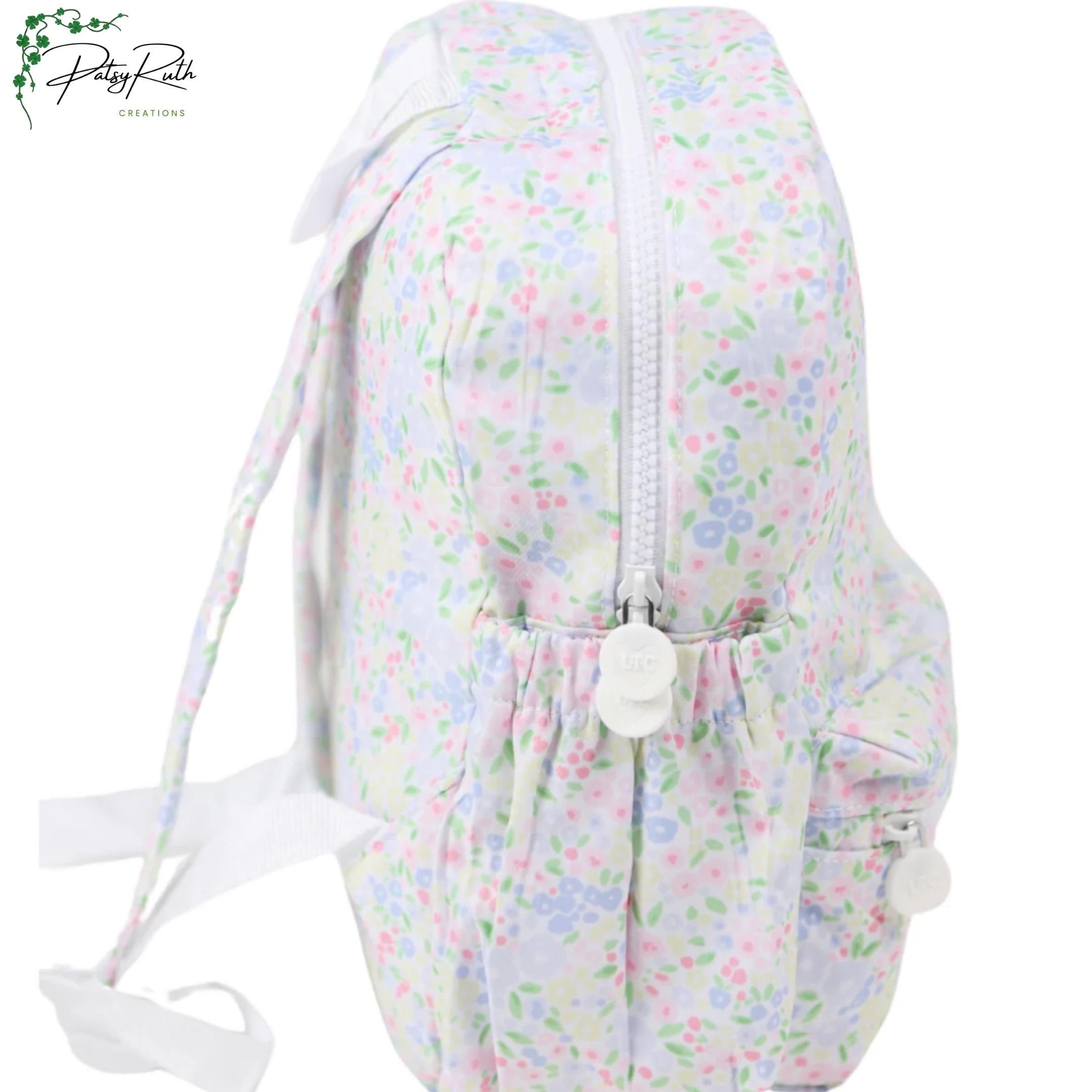 Personalized Toddler-Size Nylon Backpack | Fun Prints, Interior Pocket, Side Pockets