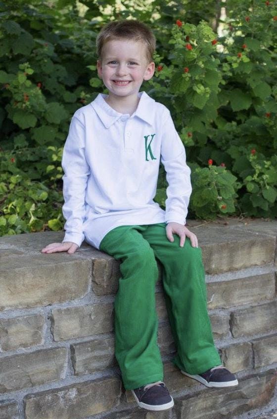 Boys Holiday Cotton Pants: Corduroy & Gingham Pattern, Fully Lined, Pockets | Soft Fabric, Comfortable Fit
