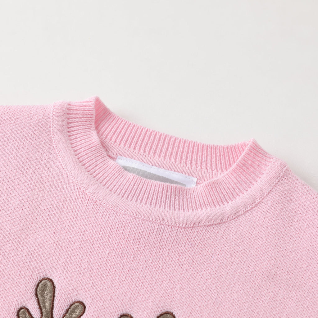 Pink Reindeer Sweater