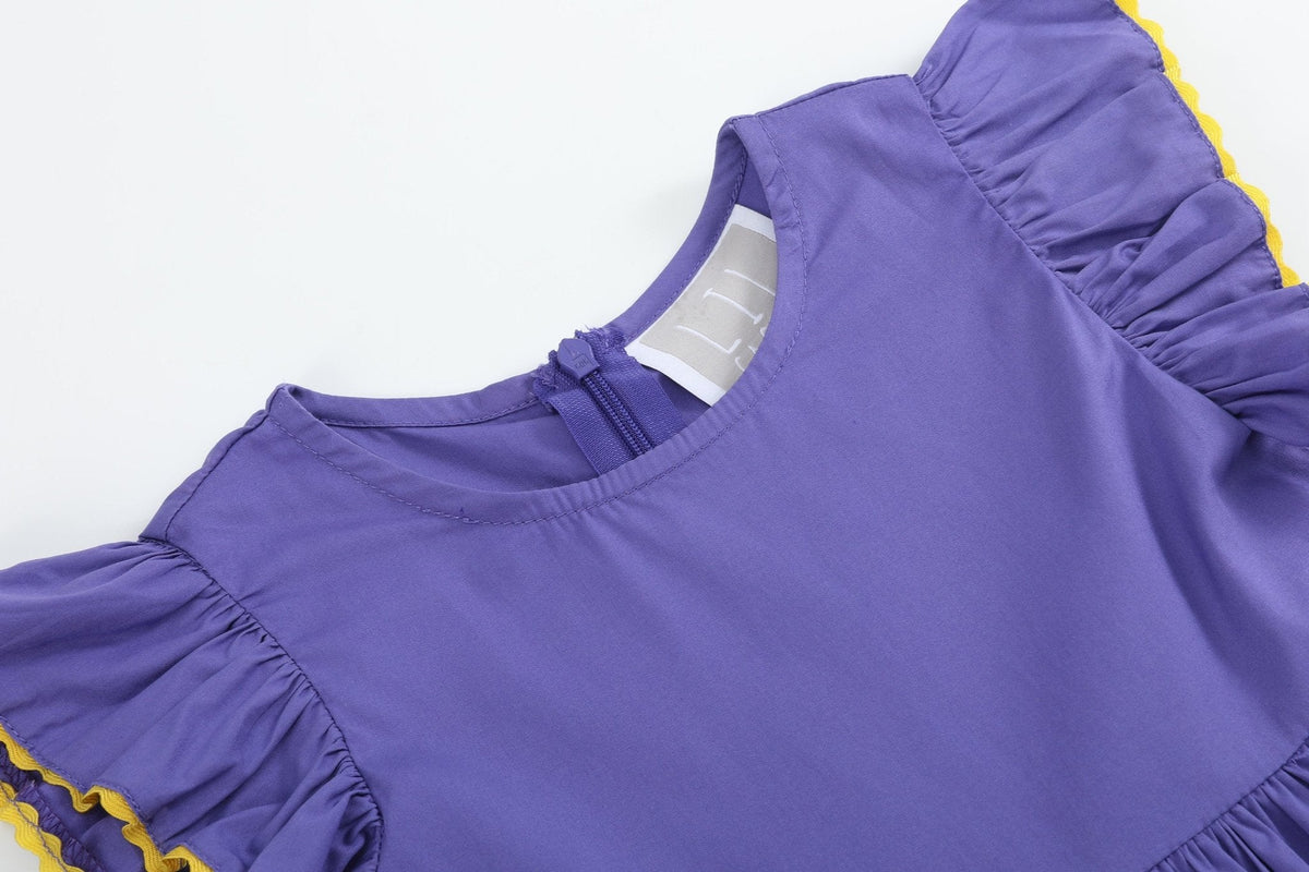 Purple, Green and Gold Mardi Gras Dress