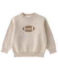 Sand Beige Football Sweater